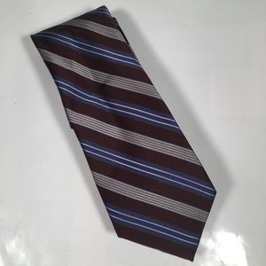 Jos A Bank necktie striped 100% silk